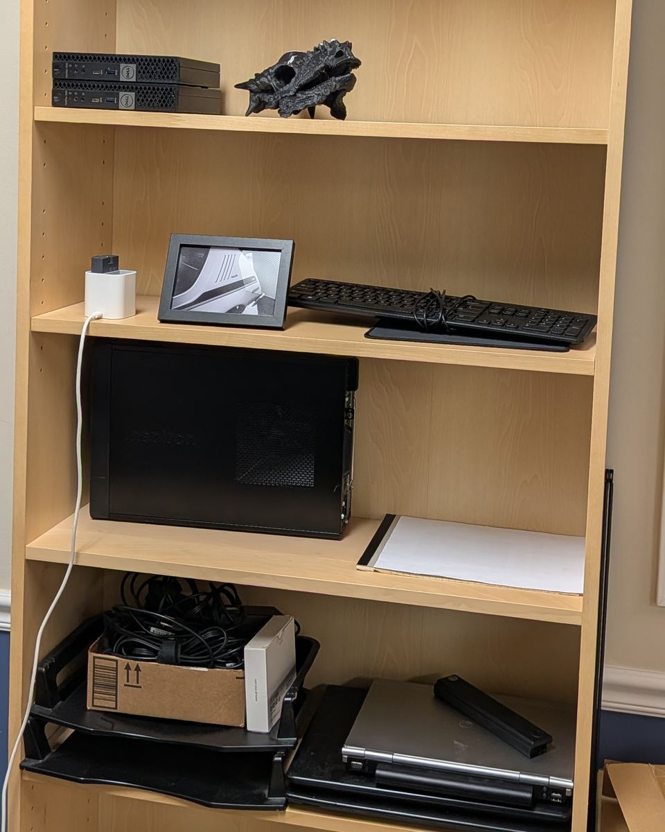 Part of my e-waste stash at work